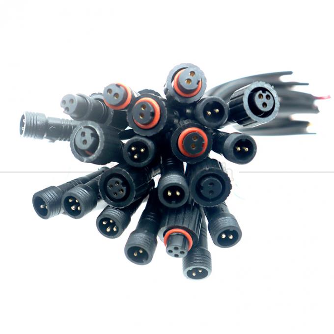 Aanpassing IP67 IP68 Waterdicht M12 2pin 3pin 4pin M12 DC tot open kale draden Eindkabel voor LED-licht 6