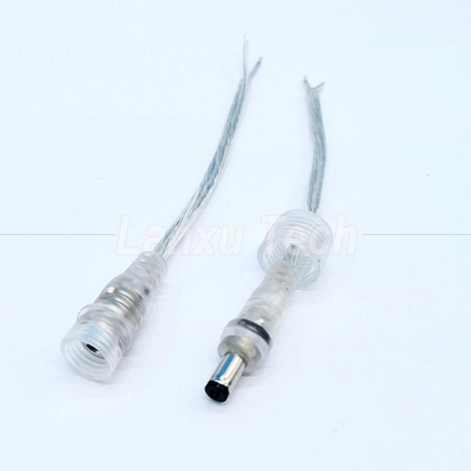 Waterdicht van man tot vrouw DC.5x2.1mm Barrel Jack Power Extension Cable voor LED Strip Lamp Bulb Light 1