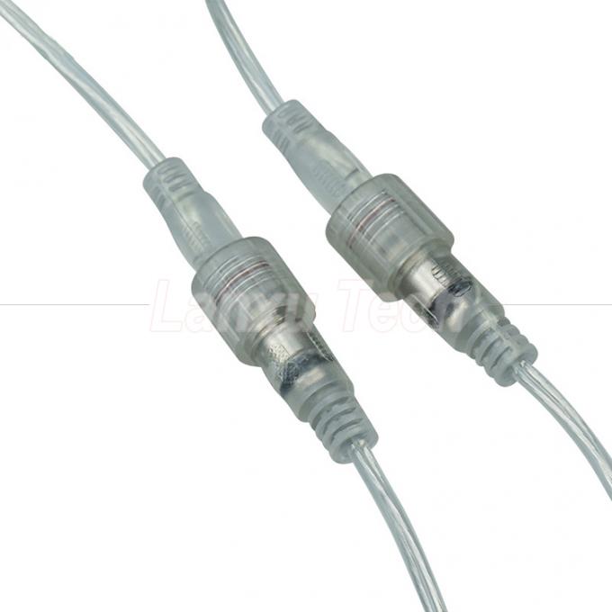Waterdicht van man tot vrouw DC.5x2.1mm Barrel Jack Power Extension Cable voor LED Strip Lamp Bulb Light 3