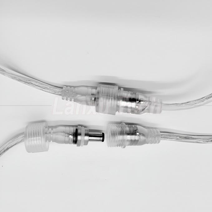 Waterdicht van man tot vrouw DC.5x2.1mm Barrel Jack Power Extension Cable voor LED Strip Lamp Bulb Light 6
