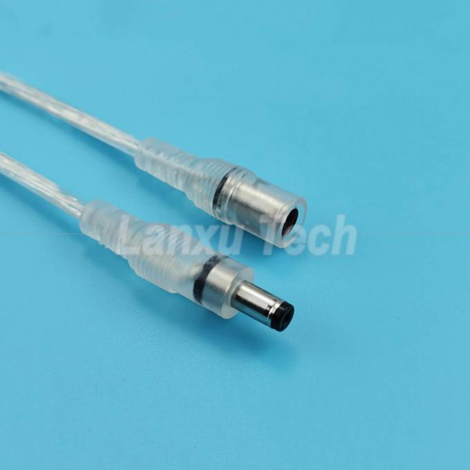 Waterdicht van man tot vrouw DC.5x2.1mm Barrel Jack Power Extension Cable voor LED Strip Lamp Bulb Light 5