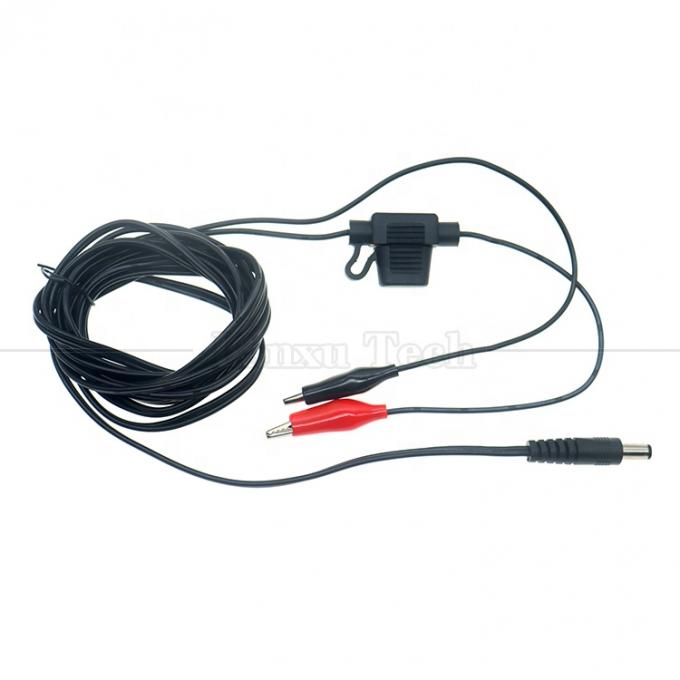 12V DC 5.5X2.1mm naar Alligator Clips Fuse Power Cable voor Trail Camera 5