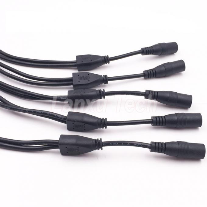 DC Man Vrouwelijk 5.5x2.1mm Jack Splitter Power Extension Cable voor LED Light CCTV Camera 2