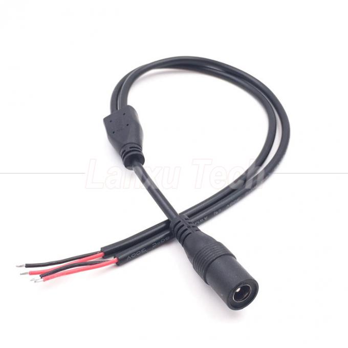 DC Man Vrouwelijk 5.5x2.1mm Jack Splitter Power Extension Cable voor LED Light CCTV Camera 1