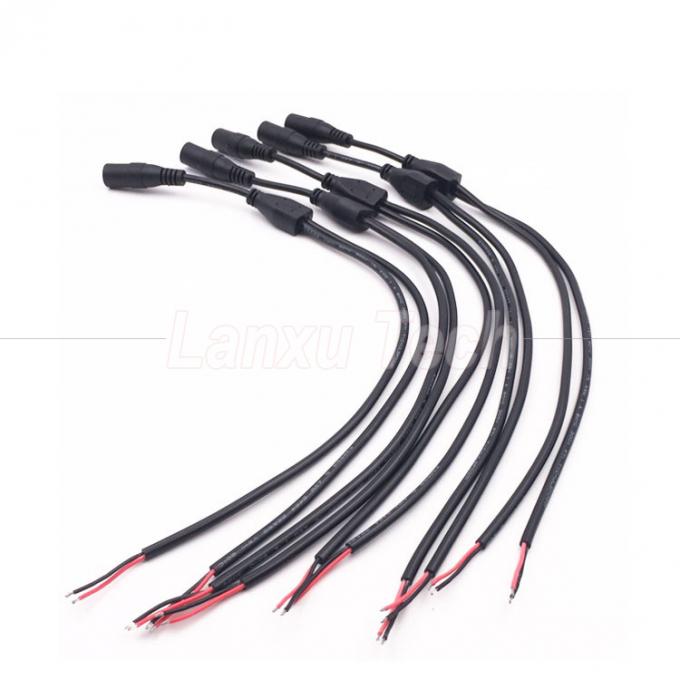 DC Man Vrouwelijk 5.5x2.1mm Jack Splitter Power Extension Cable voor LED Light CCTV Camera 3