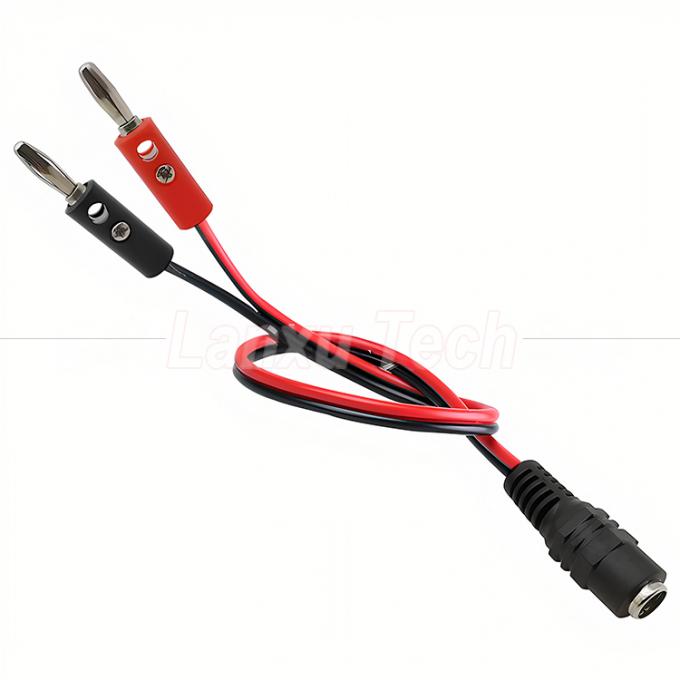 12v DC 5.5mm X 2.1mm Mannelijke vat Jack tot 4mm Banana Plugs Test Leads Power Cable 3