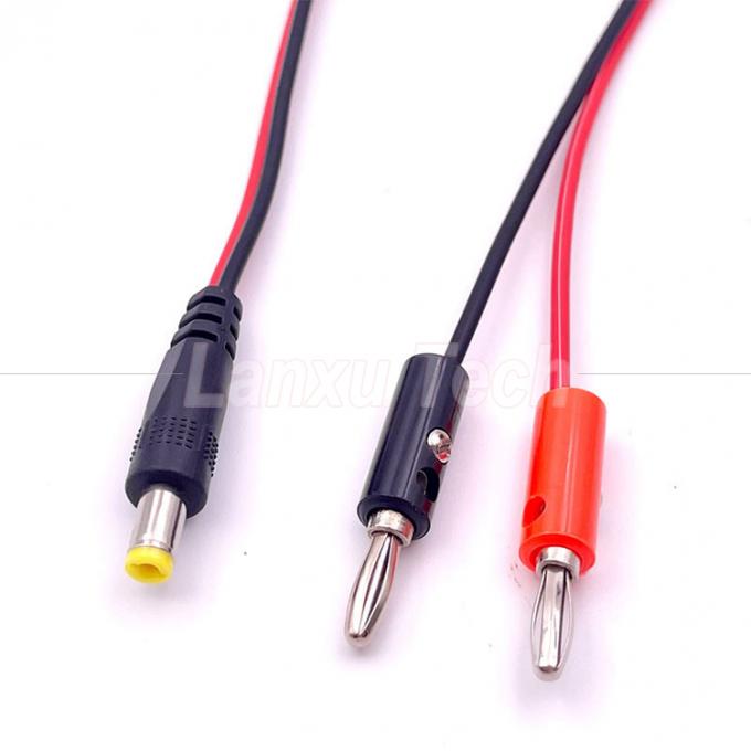 12v DC 5.5mm X 2.1mm Mannelijke vat Jack tot 4mm Banana Plugs Test Leads Power Cable 5