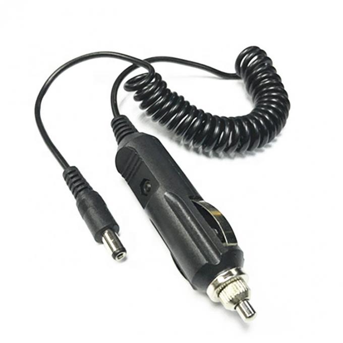 12V veer opgerolde auto DC Jack 5,5x2,1 mm sigarettenaansteker verlengkabel 4
