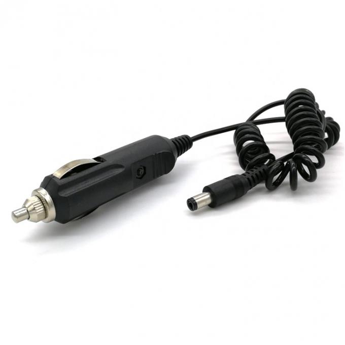 12V veer opgerolde auto DC Jack 5,5x2,1 mm sigarettenaansteker verlengkabel 3