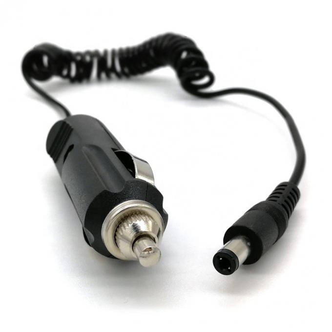 12V veer opgerolde auto DC Jack 5,5x2,1 mm sigarettenaansteker verlengkabel 1