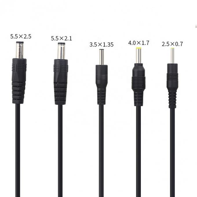 Aanpassing USB naar DC 2.1x5.5mm 2.5x5.5mm 1.35x3.5mm 2.5x0.7mm 4.0x1.7mm Voerkabel 3