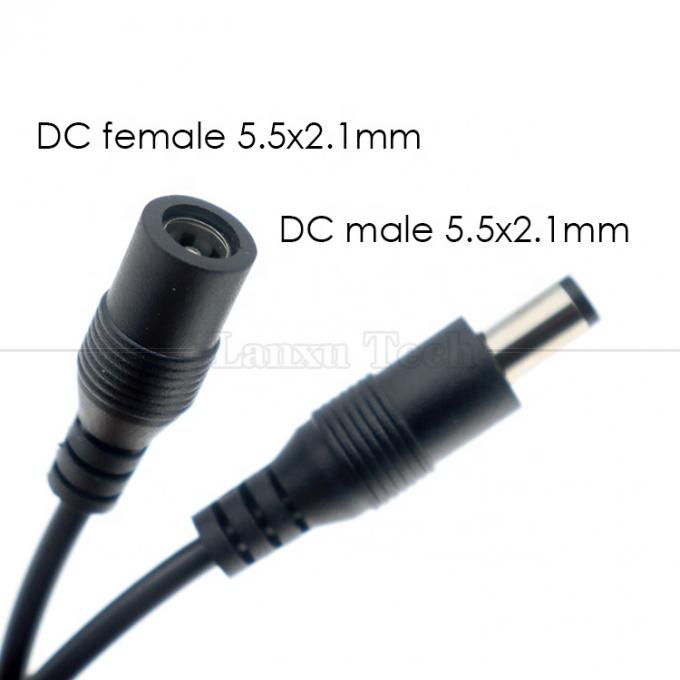 12V mannelijke naar vrouwelijke 5,5x2,1 ton Jack DC Power Led Dimmer Switch Cable voor Led Light 3