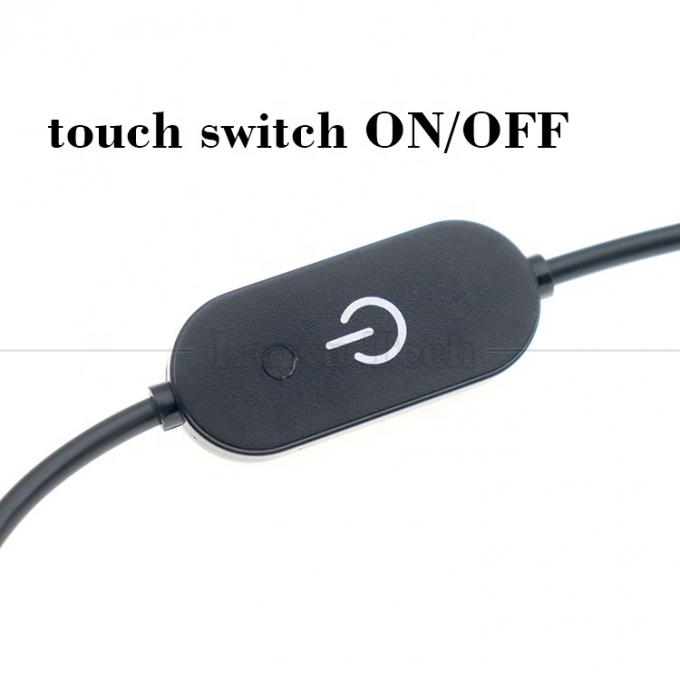12V mannelijke naar vrouwelijke 5,5x2,1 ton Jack DC Power Led Dimmer Switch Cable voor Led Light 1