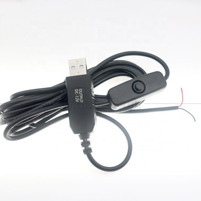 12V Led Strip Light Power on off Schakel USB-connector naar open draad Converter Charge kabel 2