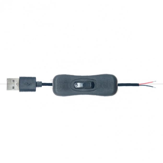 1M USB A Male tot Opening Geladen Kabel met 304 Schakelaarknop 6