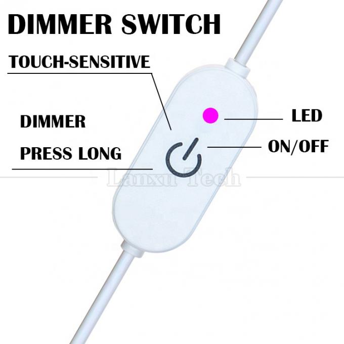 5V 1m aan en uit Schakelaar Controller USB tot open draden Eindkabel Touch Dimmer voor 3w 5w Led Strip Light Lamp 3
