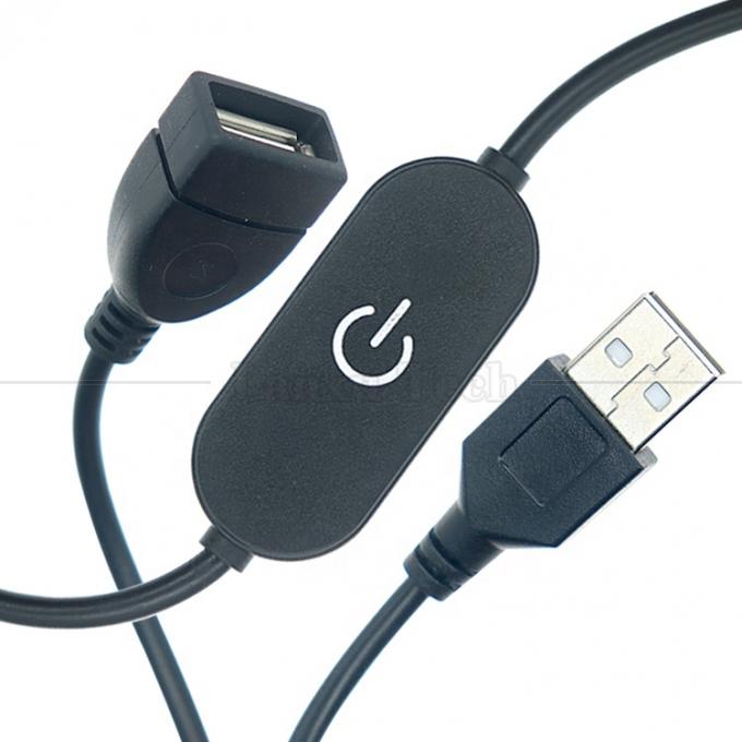5v Stepless Up Down Touch Controller Dimmer 1m Man tot Vrouw USB aan en uit Schakelaarkabel voor Led Strip Bar Lamp 2