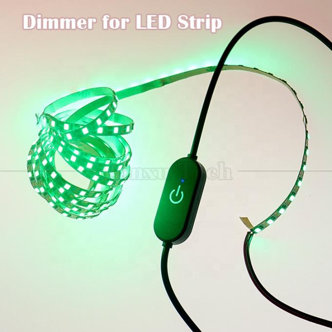 5v Stepless Up Down Touch Controller Dimmer 1m Man tot Vrouw USB aan en uit Schakelaarkabel voor Led Strip Bar Lamp 4