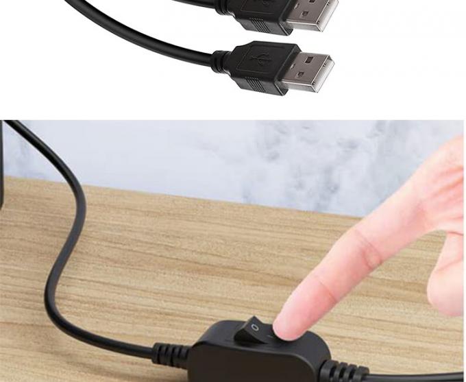 1 Vrouw tot 2 Dual Man USB Y Splitter Printer Sharing Switch Cable voor Printer Scanner Speaker Keyboard Mouse 2