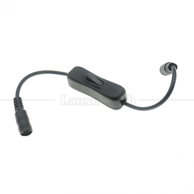 12V 24V Man tot Vrouw 5.5x2.1mm DC Jack aan en uit 304 Switch Cable voor LED Strip Lamp 6