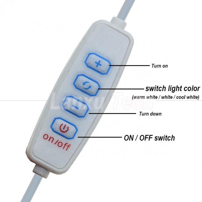 5V Uitgang Staploos Dimmen ON OFF Schakelaar USB Dimmer kabel voor LED lichtstrooklamp 1