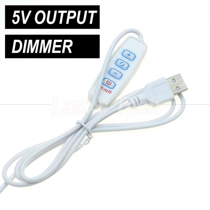 5V Uitgang Staploos Dimmen ON OFF Schakelaar USB Dimmer kabel voor LED lichtstrooklamp 2