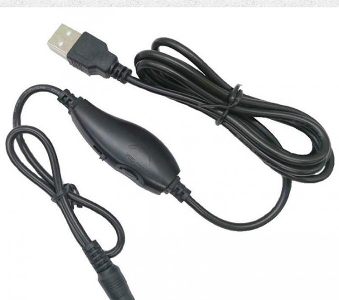 5V USB naar DC 5.5x2.1mm 12V Uitgang Helderheidscontrole Verstelbare dimmer aan en uit Schakelaarkabel voor LED-lampventilator 1