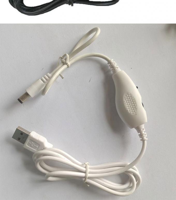 5V USB naar DC 5.5x2.1mm 12V Uitgang Helderheidscontrole Verstelbare dimmer aan en uit Schakelaarkabel voor LED-lampventilator 7