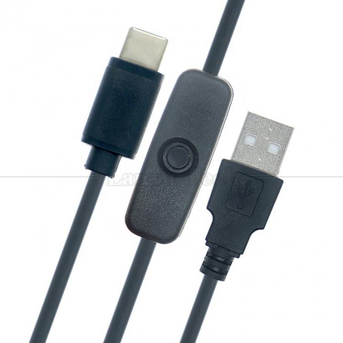 5V USB A Male tot Type C USB Switch Power ON OFF kabel voor Raspberry Pi LED Strip 1