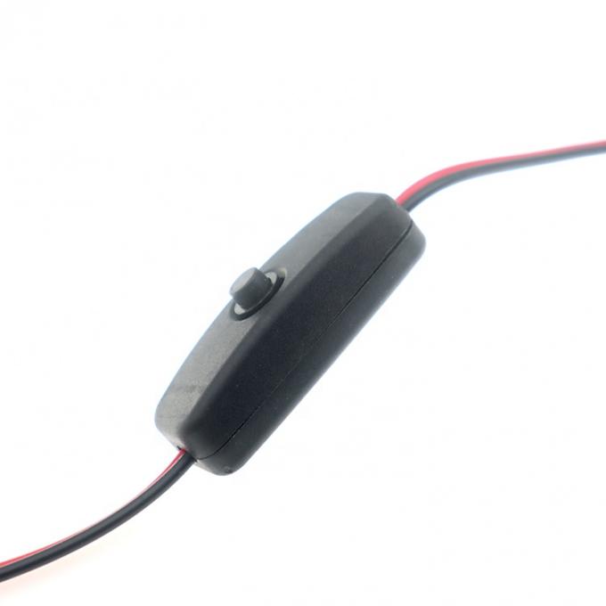 Op maat gemaakte in-line schakelaarknop aan en uit stroomkabel voor ledlampmotor 2