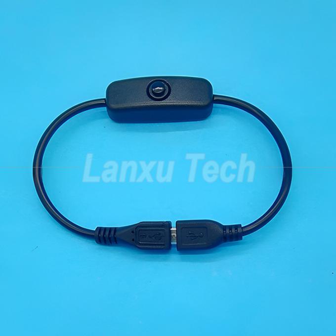 USB Type C Man tot Vrouw aan en uit Silicon Cap Switch Extension Cable voor Raspberry Pi Lamp Fan 6