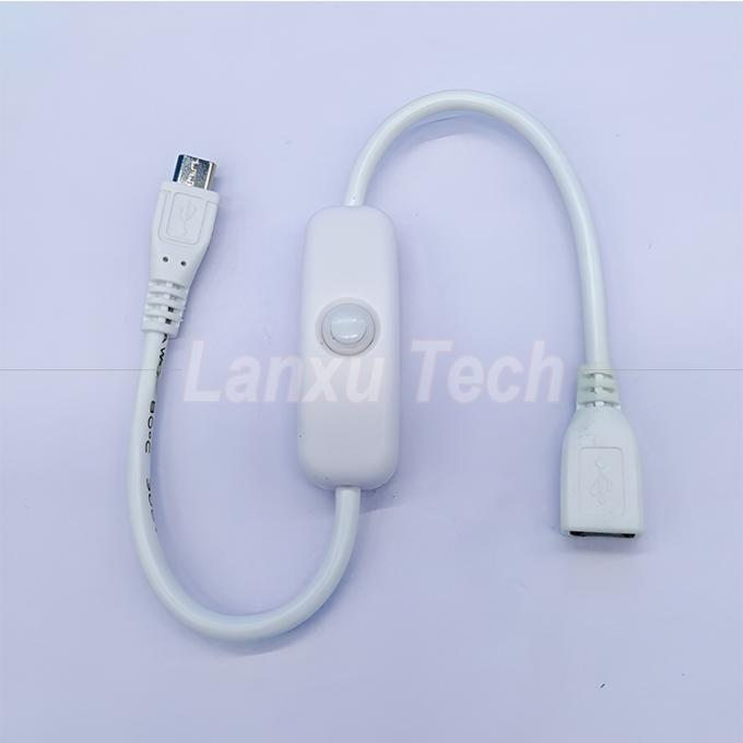 USB Micro B Man tot Vrouw Uitbreiding aan en uit Drukknop 501 Schakelkabel 1