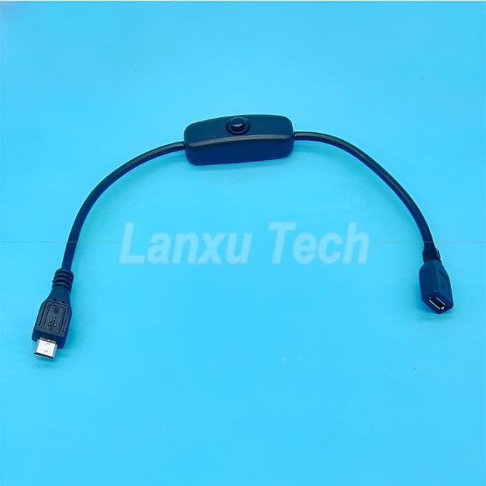 USB Micro B Man tot Vrouw Uitbreiding aan en uit Drukknop 501 Schakelkabel 2