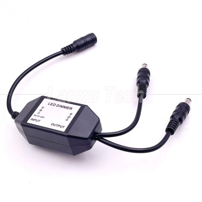 12v 1 Vrouwelijke tot Splitter 2 Mannelijke DC Power on off Rotation Switch Controller LED Dimmer voor lamp 3