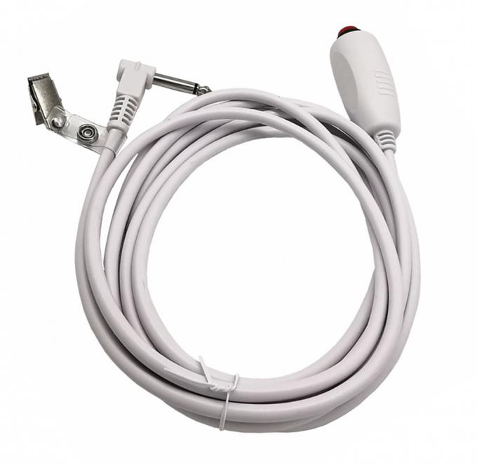 Custom 6.35 Single Button Switch Line Emergency Call Button Nurse Call Cable met clip voor verpleegsterstation Verpleegster Call System 6