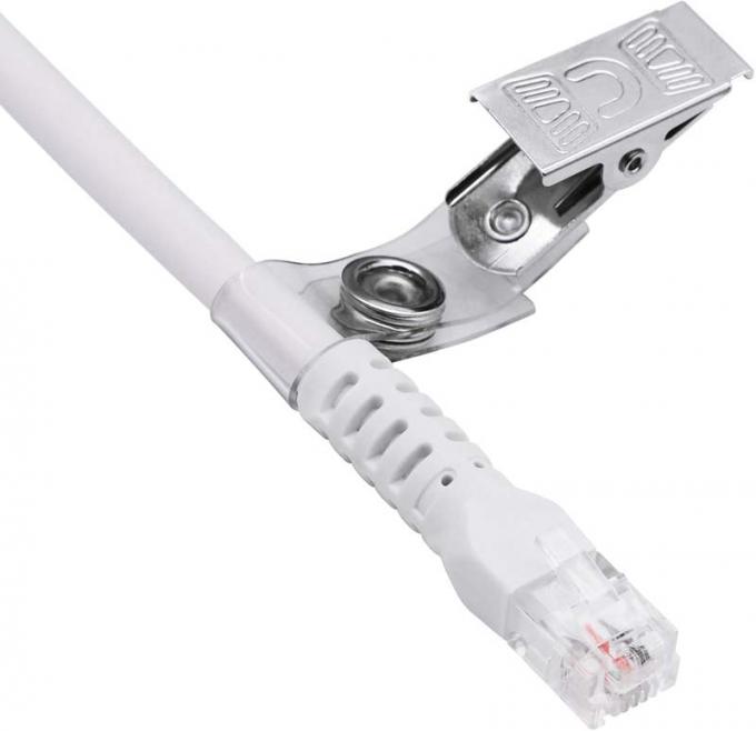 Custom RJ11 6Pin 4Core Single Button Hand Grip Verpleegkundige Call Cable met Clip voor Verpleegster Station Verpleegkundige Call Station 2
