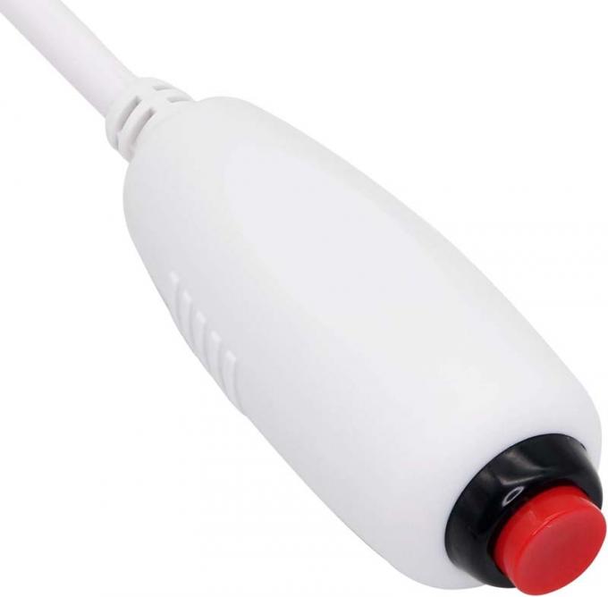 Custom RJ11 6Pin 4Core Single Button Hand Grip Verpleegkundige Call Cable met Clip voor Verpleegster Station Verpleegkundige Call Station 4
