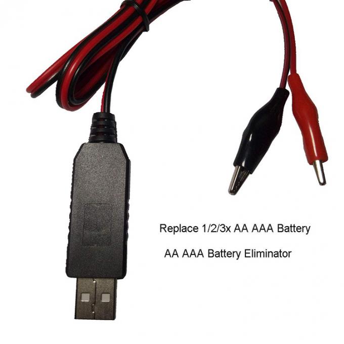 AAA AAA batterij eliminerend Repace batterij USB 5v tot 1.5v 3v 4.5v Stap naar beneden Power Charger kabel voor LED licht elektrisch speelgoed 2