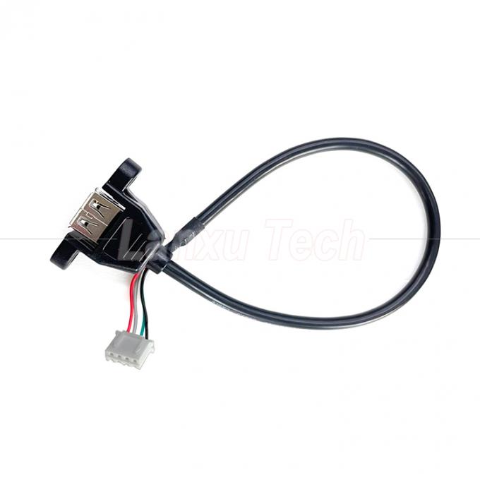 USB 2.0 Panel Mount Type A naar JST XH PH VH 4 pin kabel 1
