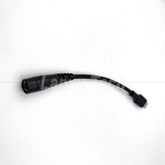 5V USB Type C tot DC 5,5x2,1 mm opladerverlengkabel voor LED-desklampventilator 3