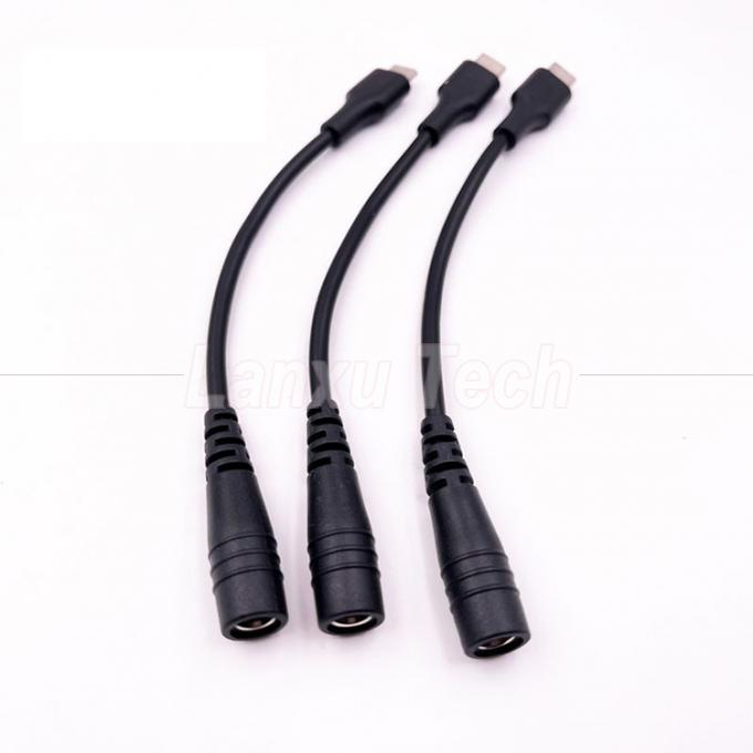 5V USB Type C tot DC 5,5x2,1 mm opladerverlengkabel voor LED-desklampventilator 2