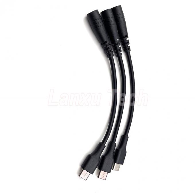 5V USB Type C tot DC 5,5x2,1 mm opladerverlengkabel voor LED-desklampventilator 4