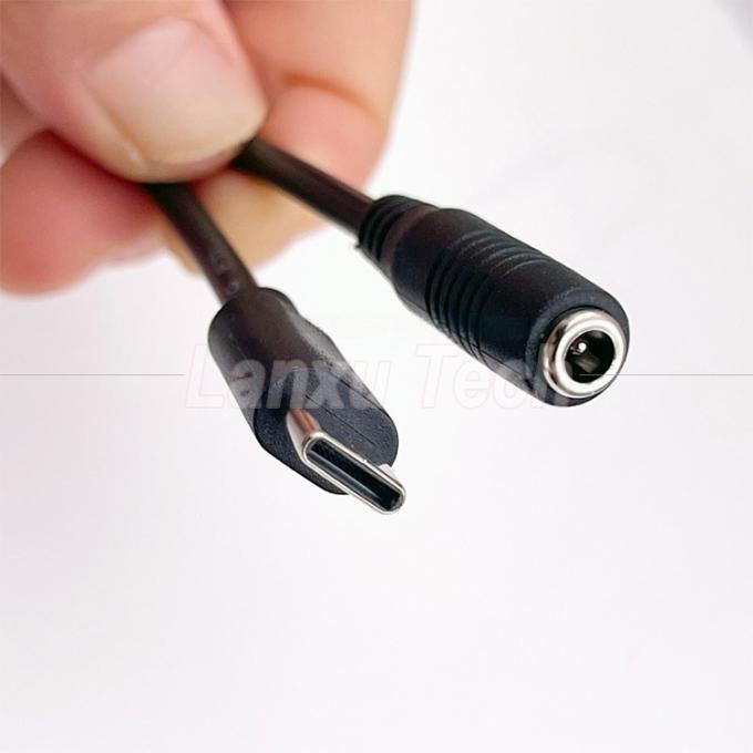 5V Type C tot DC 3.5x1,35mm 5.5x2,1mm Power Charging Extension Cable voor LED Desk Lamp Fan 2