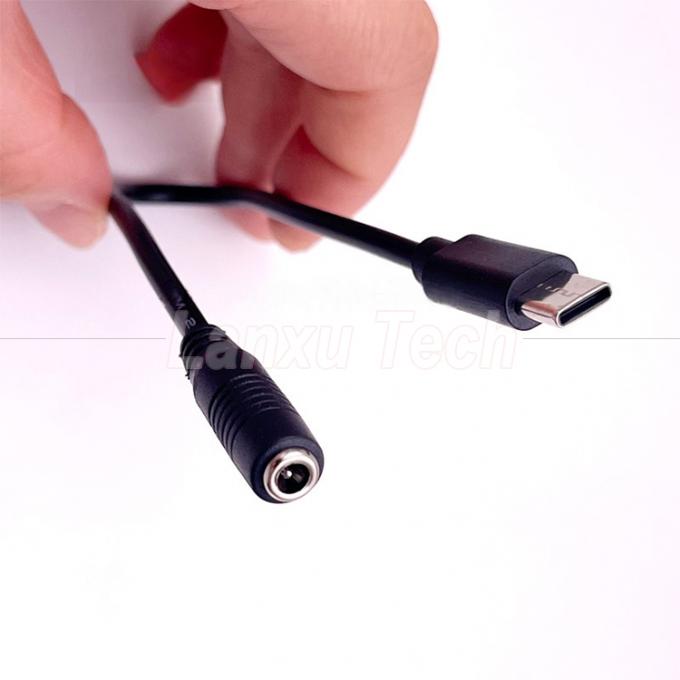 5V Type C tot DC 3.5x1,35mm 5.5x2,1mm Power Charging Extension Cable voor LED Desk Lamp Fan 3