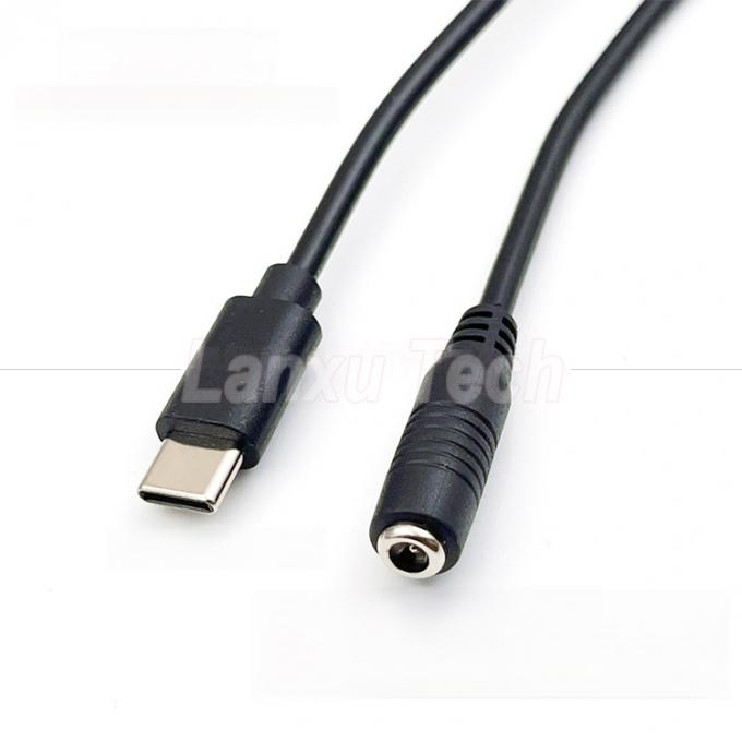 5V Type C tot DC 3.5x1,35mm 5.5x2,1mm Power Charging Extension Cable voor LED Desk Lamp Fan 4