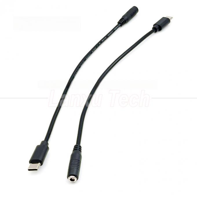 5V Type C tot DC 3.5x1,35mm 5.5x2,1mm Power Charging Extension Cable voor LED Desk Lamp Fan 5