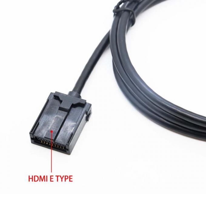 HD-MI mannelijke tot HD-MI E-TYPE vrouwelijke waterdichte verlengkabel met flush-montagepaneel voor auto's vrachtwagens boot motorfiets computer 0