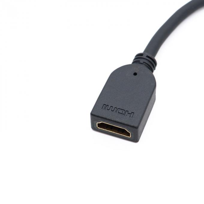Mini HD-MI Man tot HD-MI Vrouwelijke Converter Waterdicht Verlengkabel Voor Auto Truck Boot Motorfiets Computer 3