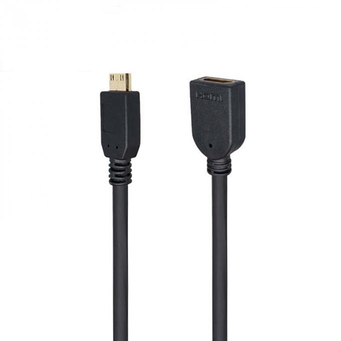 Mini HD-MI Man tot HD-MI Vrouwelijke Converter Waterdicht Verlengkabel Voor Auto Truck Boot Motorfiets Computer 0