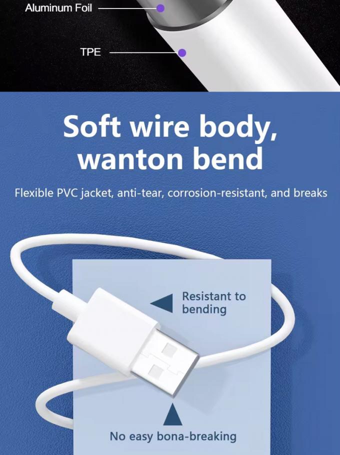 Hoogwaardige 1M 2M 5A snel opladen USB tot type C data-oplaadkabel voor Huawei Android Phone 5